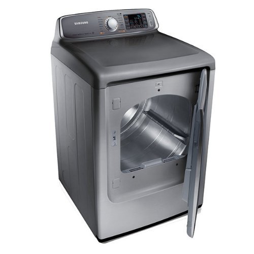 Samsung DV50F9A8GVP Stainless Platinum Gas Front Load Dryer with Steam Dry, 7.4 Cubic Feet N2