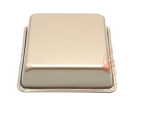 Astra shop Mini 4-Inch Non-Stick Square Cake Pan, Set of 2 N5