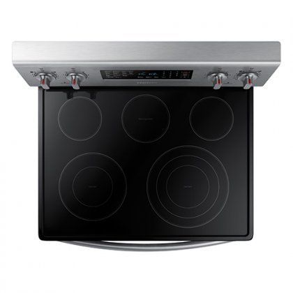 Samsung Appliance NE59J7630SS 30" 5.9 cu. ft. Freestanding Electric Range with 5 Smooth Top Electric Elements,...
