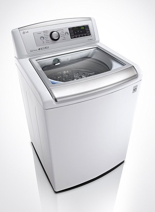 LG Ultra Large Capacity Top Load Laundry System with Turbo Wash Technology (WT5170HW_DLEX5170W)