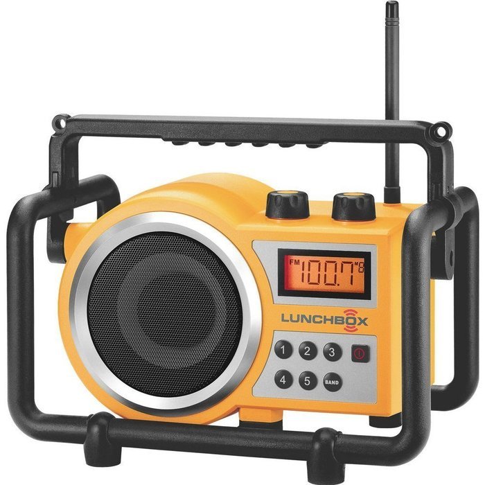 Sangean Portable Water Resistant Ultra Rugged AM/FM Radio Receiver with Large Easy to Read Backlit LCD Display N2