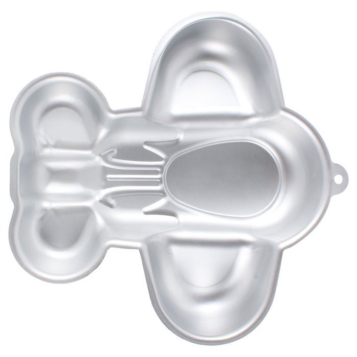 eFuture(TM) Useful Aluminum Airplane Shape Cake Pan Cake Mold +eFuture's nice Keyring N3