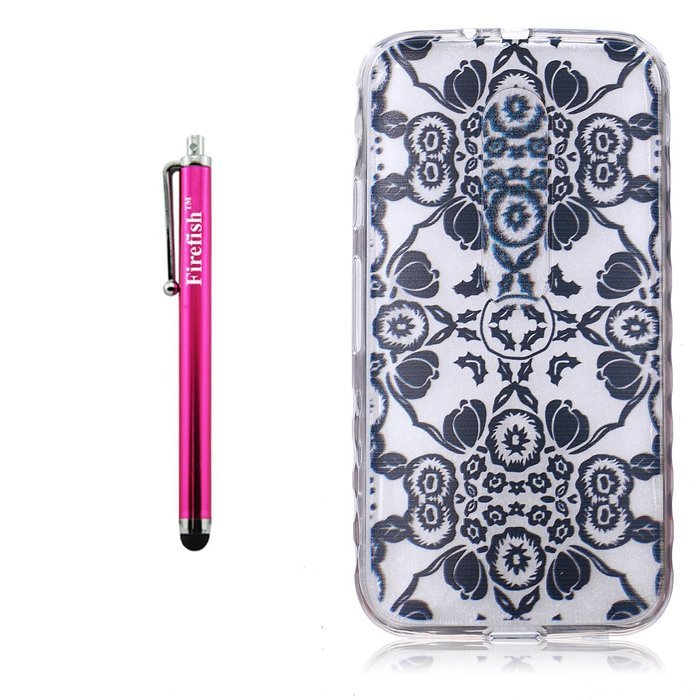 Moto G (3rd Gen) Case, Firefish Colorful Pattern TPU Durable Soft TPU Back [Soft-Flex] [Shock Absorption Technology... N284