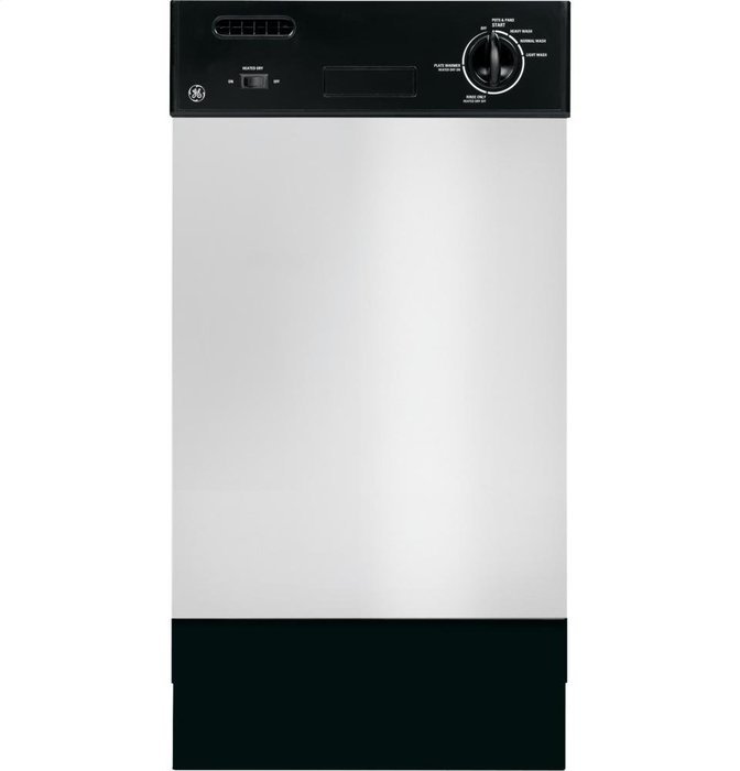 GE GSM1860FSS Spacemaker 18" Stainless Steel Full Console Dishwasher