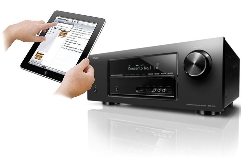 Denon AVR-1913 7.1 Channel 3D Pass Through and Networking Home Theater AV Receiver with AirPlay (Discontinued... N3