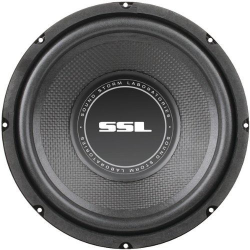 New SOUNDSTORM SS8 SS Series High-Power Single 4ohm Voice-Coil Subwoofer with Poly-Injection Cone (8", 400 Watts)