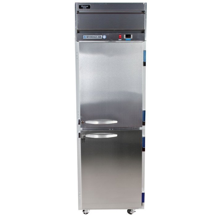 Beverage-Air HF1-1HS 26" Horizon Series One Section Solid Half Door Reach-In Freezer 24 cu.ft. capacity Stainless...
