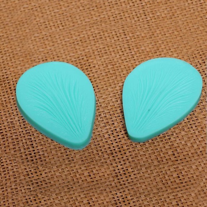 MuLuo 3D Orchid petals Shape Fondant Mold Silicone Cupcake Decorating Mould N4