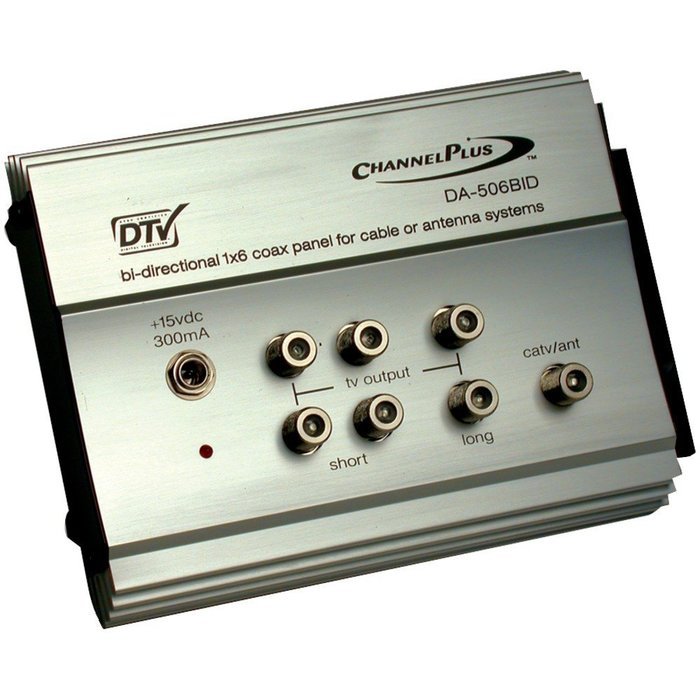 Channel Plus Da506bid Rf Amplifier (Full Rf Spectrum; 6 Outputs)