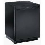 U-Line 1175RB-13 1000 Series 24" Built-in All Refrigerator in Black with Lock 1175RB-13 N2