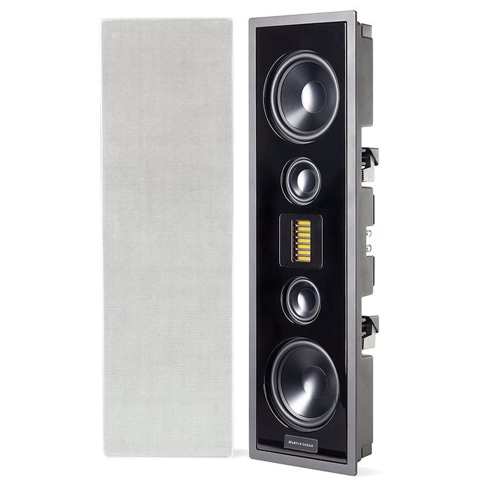 MartinLogan - Edge - High Performance In-Wall Speaker - Each - White N6