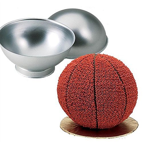 Edealing 1PCS 3D Sports Round Ball Cake Tin Pan Set Football Tennis Basketball N3