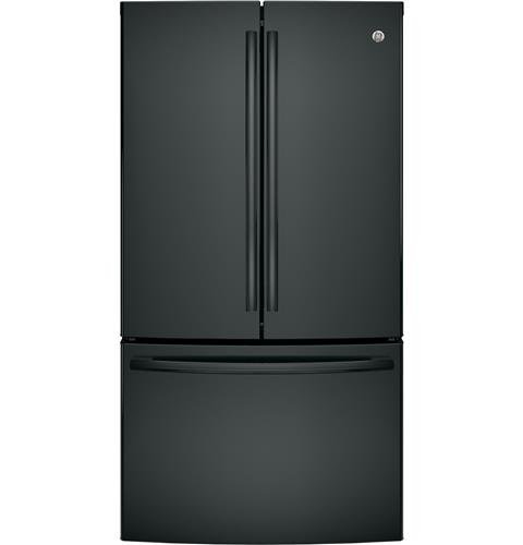 GE GNE29GGKBB 36" Freestanding French-door Refrigerator with 28.5 Cu. Ft. Capacity, in Black