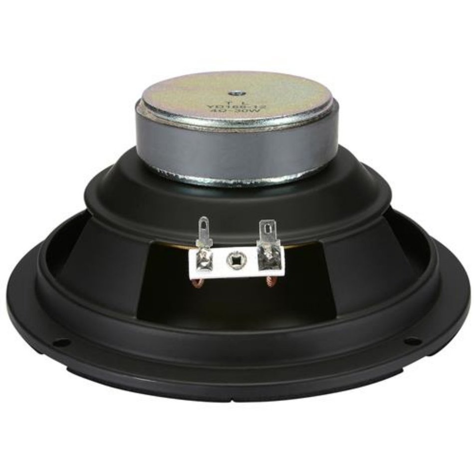 6.5 inch 4 Ohm Poly Cone Midbass Woofer, 60 Watts, 2 pack N6