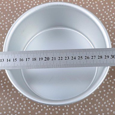 Kaifina 17CM*17CM*7.5CM Aluminum Baking Mould 6Inches Round Cake Bakeware Mold N6