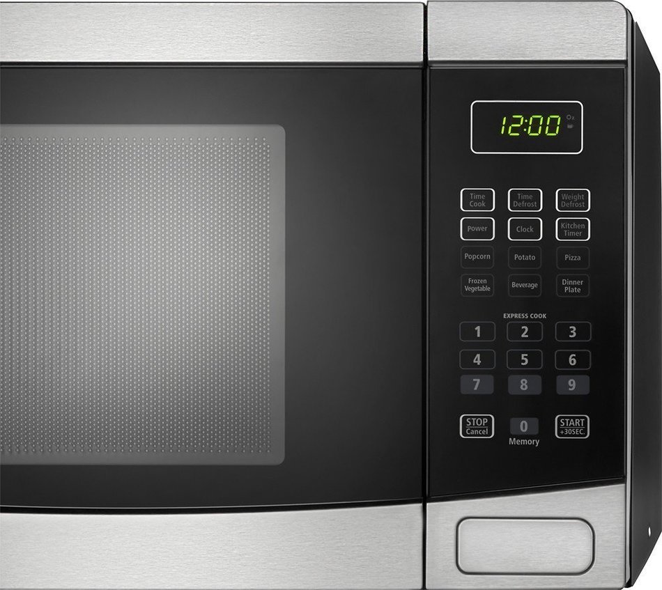 Insignia - 1.2 Cu. Ft. Mid-Size Microwave - Stainless Steel N3