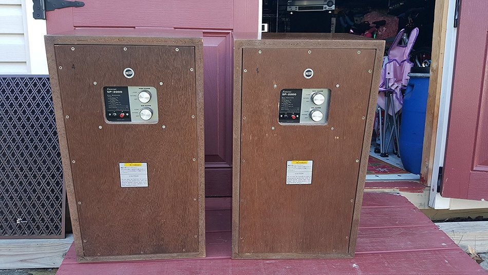 SANSUI SP2000 4 WAY 6 SPEAKERS 70W INTO 8 OHMS VINTAGE 1969 N2