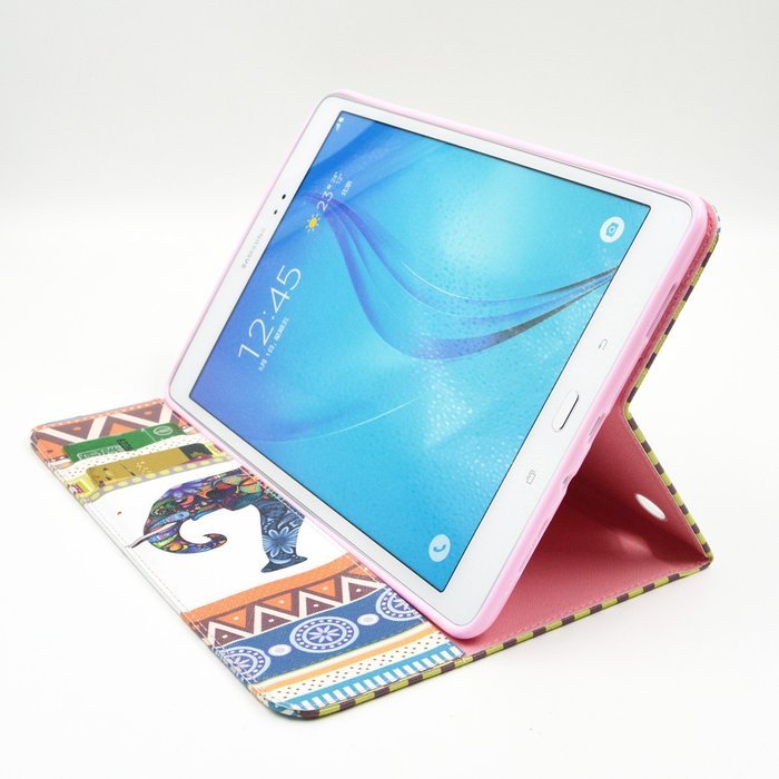 Tab A 9.7 Case, Firefish Kickstand Feature High Quality PU Leather Wallet with Card Slots Damage Resistance Case... N81