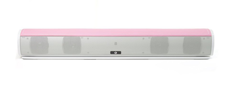 Bluetooth Leather Television Sound Bar - FRESHeBAR TV Soundbar - 24 inch, 90 Watt with Built-in Subwoofer - White... N13