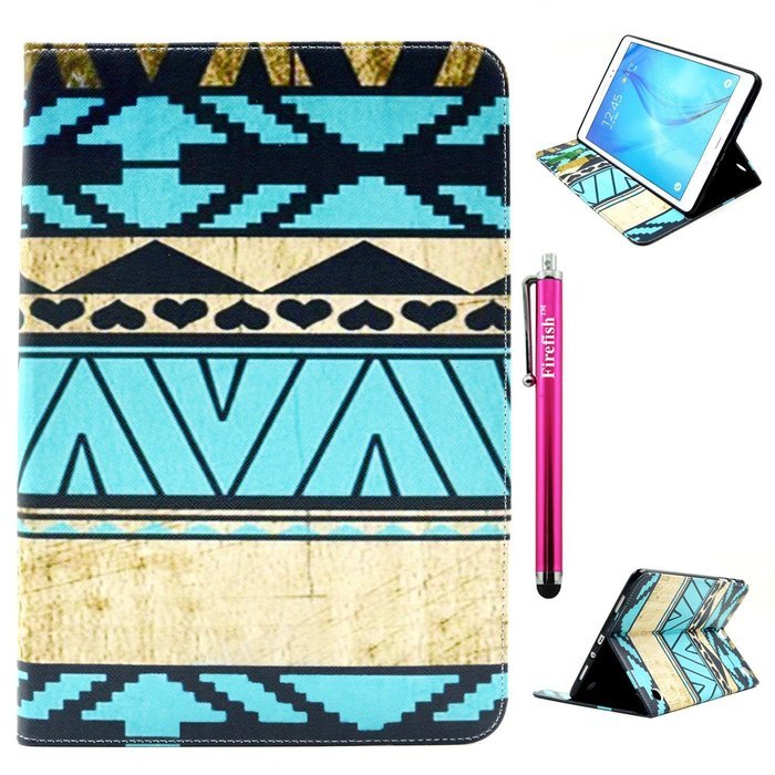 Tab A 9.7 Case, Firefish Kickstand Feature High Quality PU Leather Wallet with Card Slots Damage Resistance Case... N89