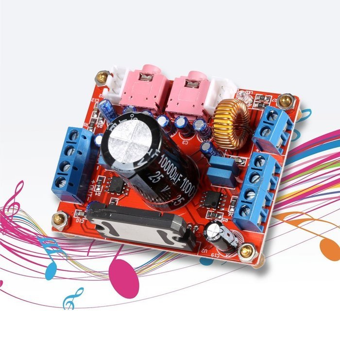 KKmoon TDA7850 Car Audio Power Amplifier Board Stereo 450W with BA3121 Denoiser DC 12V N5