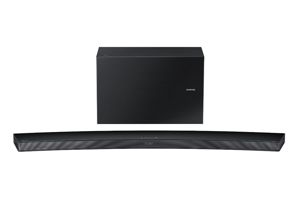 Samsung 8.1 Channel 320 Watt Sound Bar with Wireless Active Subwoofer Home Theater System N10