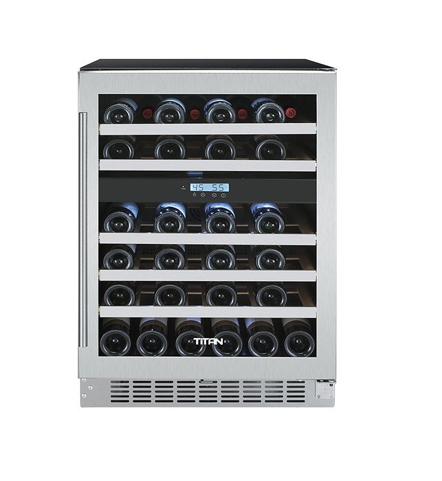 46 Bottle Dual Zone Built-In Wine Refrigerator N2