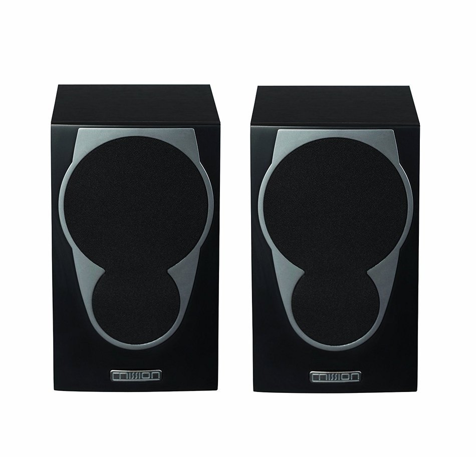 Mission Audio MX-S BLK 2-Way Bookshelf Speakers (Black, 2) (Discontinued by Manufacturer)