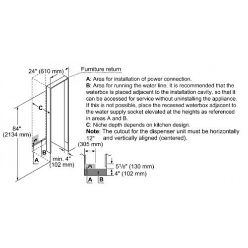 Thermador 24 In. Panel Ready Freezer Column - T24ID800RP N3