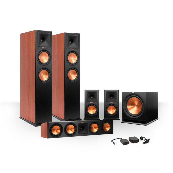 Klipsch 5.1 RP-280 Reference Premiere Speaker Package with R-115SW Subwoofer and a FREE Wireless Kit (Cherry)
