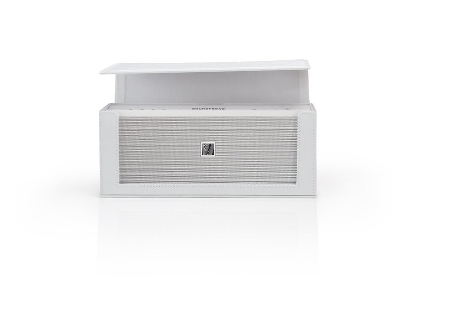 Soundfreaq SFQ-04C-G Sound Kick Speaker with Leather Case - Ghost - Retail Packaging - White N4