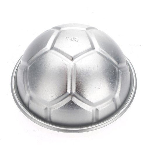 Water & Wood 3.2" 3D Football Soccer Aluminum DIY Birthday Cake Baking Jello Pan Mold Mould N4