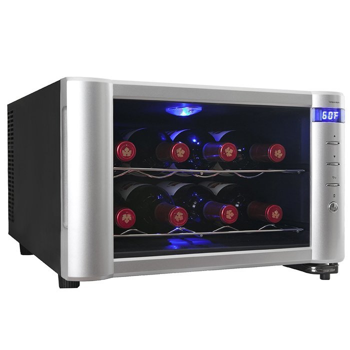 Firebird New 8-Bottle Thermoelectric Quiet Operation Wine Cooler Cellar Chiller Refrigerator N4