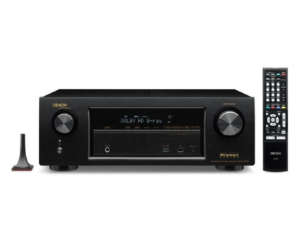 Denon AVR-X1100W 7.2 Channel Full 4K Ultra HD A/V Receiver with Bluetooth and Wi-Fi + Pair Klipsch Reference Premiere... N2
