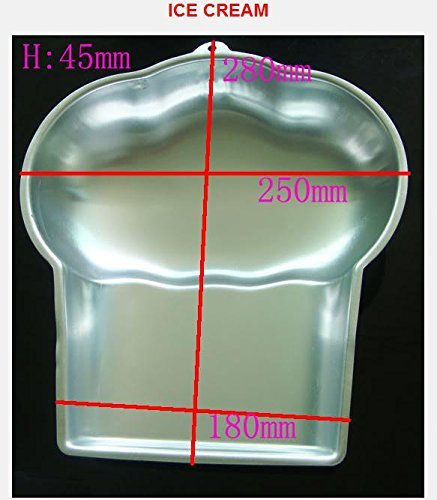 Aluminum Ice Cream Cake Moulds Pan Dish Mouse Tin Birthday Party Cake Decorating Tools N2