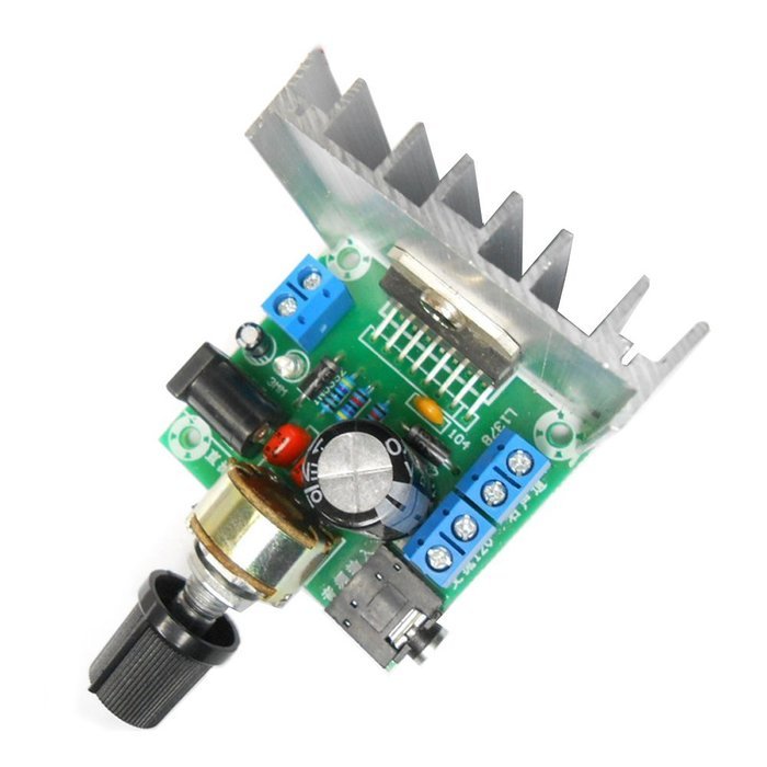 Qianson AC 7-18V / DC 5V-12V TDA7297 2x 15W Audo Power Amplifier Board 15W+15W Dual-Channel Stereo AMP Module N2
