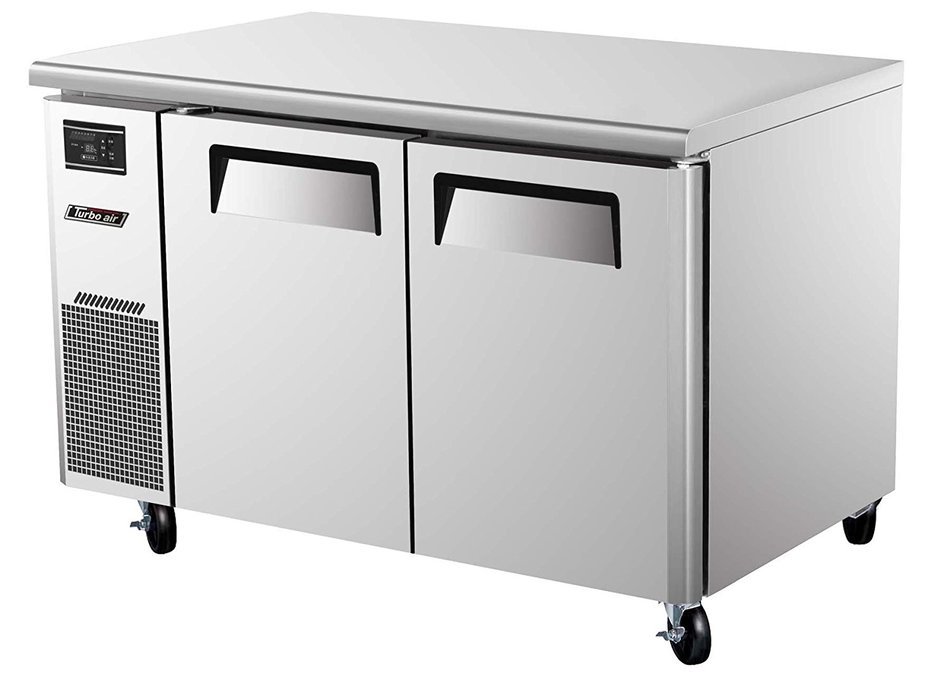 Turbo Air JUR48 11 cu. ft. J Series Undercounter Refrigerator with Efficient Refrigeration System Side Mount Compressor...