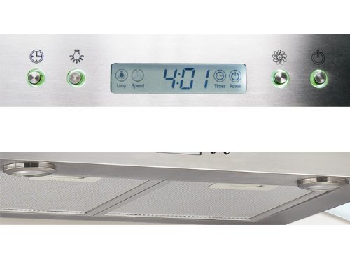 K-star K1008E Island Mounted Range Hood With Glass Canopy N3