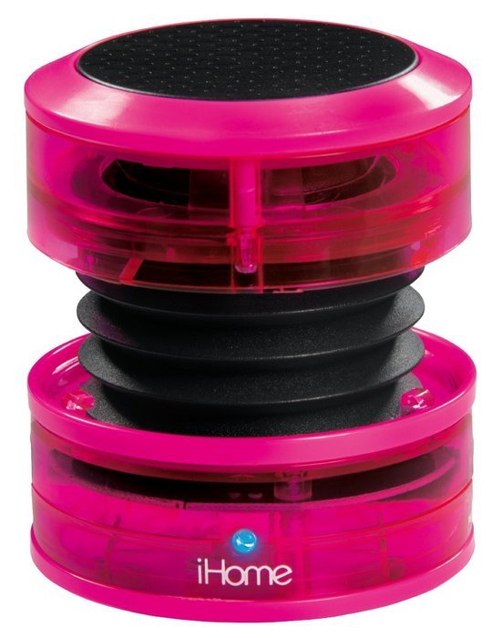 iHome Rechargeable Mini Portable Speaker, with Vacuum Bass Speaker Technology, and USB Plug for Charging Speaker... N2