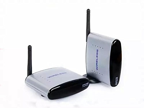 Goliton&reg; 2.4G Wireless AV TV Audio Video Transmitter and Receiver Wireless IR Remote Extender 150M Support 4 groups...