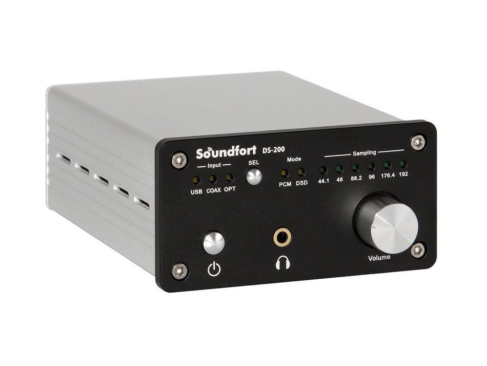 Soundfort DS-200: high-performance USB DAC - DSD5.6MHz (DoP), PCM192kHz / 32bit support N5