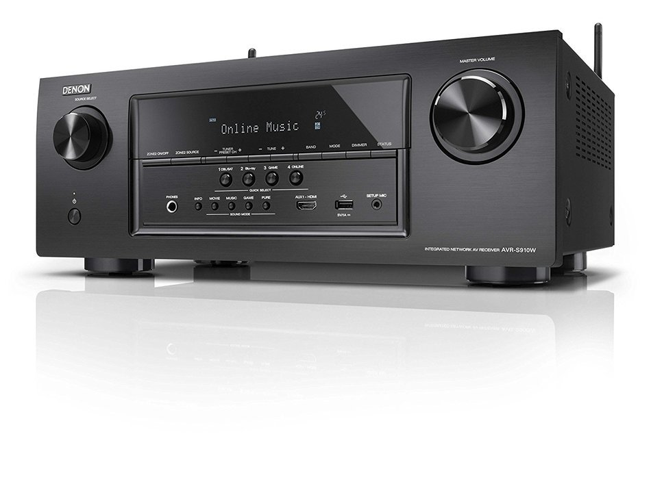 Denon AVR-S910W 7.2-Channel Full 4K Ultra HD A/V Receiver with Bluetooth and Wi-Fi (Discontinued by Manufacturer) N3