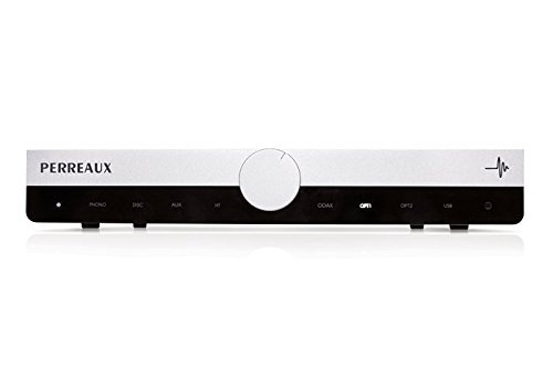 PERREAUX 80W Stereo Integrated Amplifier 17" Wide x 12.2" Deep x 2.6" High Silver Annodised Aluminium N2