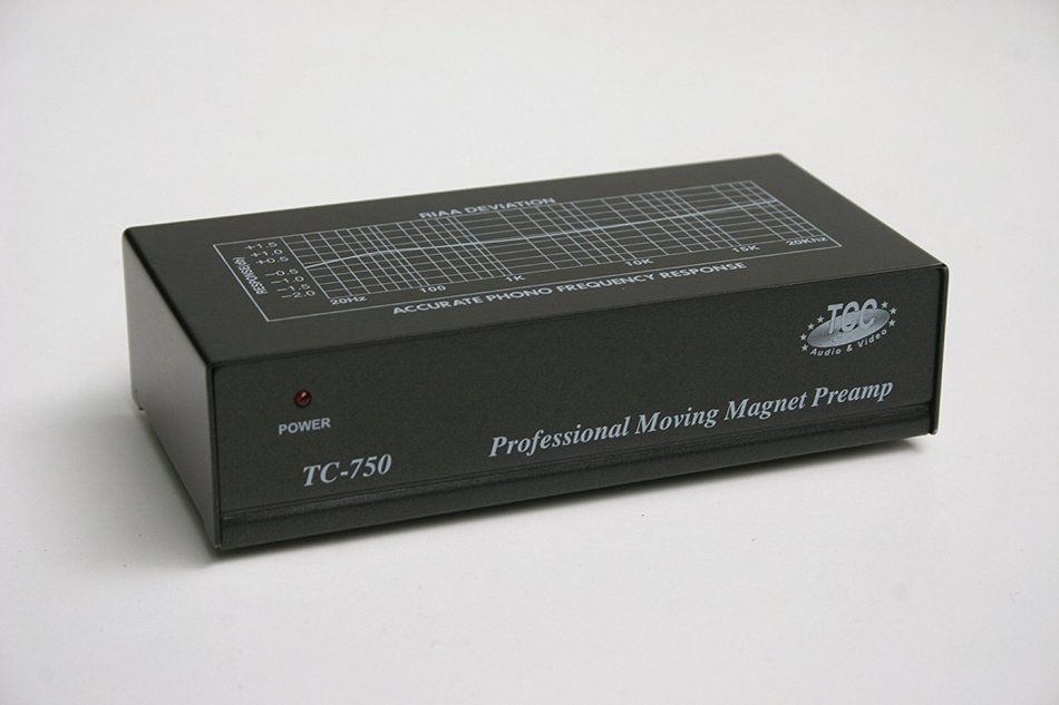 TCC TC-750 BLACK Audiophile Phono Preamp; includes optional PREMIUM HIGH POWER AC Adaptor N3