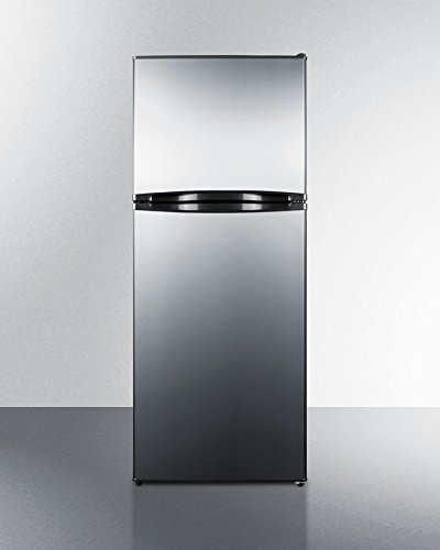 Summit FF1077SS 24" Top Freezer Refrigerator with 9.8 cu. ft. Capacity Frost Free Operation Adjustable Glass Shelves... N2