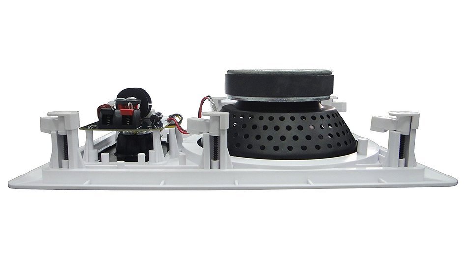 82W Silver Ticket In-Wall In-Ceiling Speaker with Pivoting Tweeter (8 Inch in-wall) N40