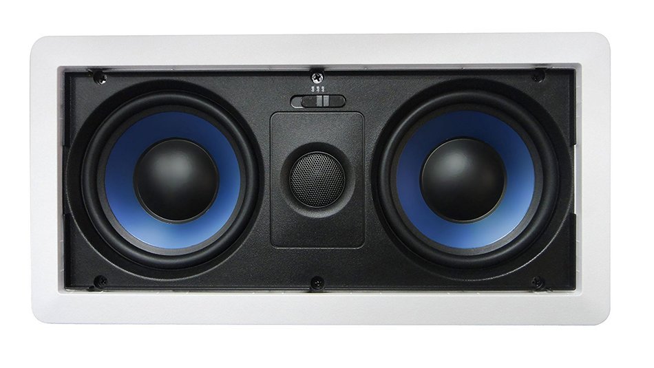 82W Silver Ticket In-Wall In-Ceiling Speaker with Pivoting Tweeter (8 Inch in-wall) N42