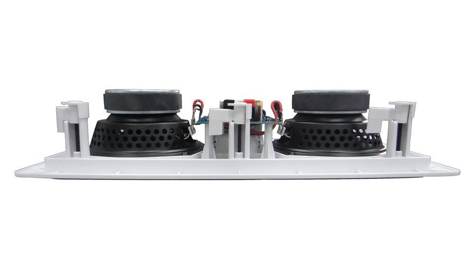 82W Silver Ticket In-Wall In-Ceiling Speaker with Pivoting Tweeter (8 Inch in-wall) N44