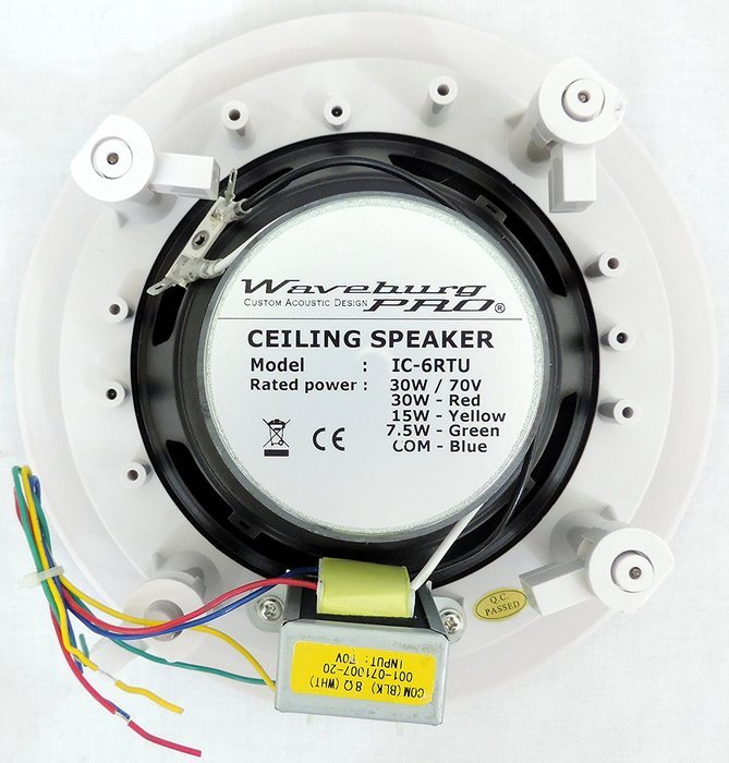 Waveburg IC6 Ceiling Speaker for Public Address System