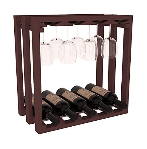 Wine Racks America Ponderosa Pine Lattice Stacking Stemware Cube. 13 Stains to Choose From! N5